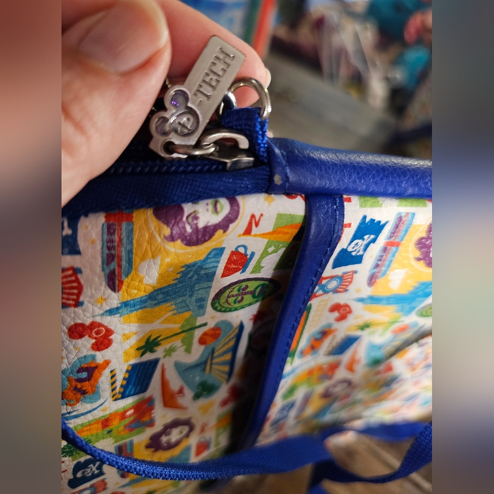 Disney Parks Theme Parks Icons Padded Crossbody Tablet Case - Picture 8 of 8